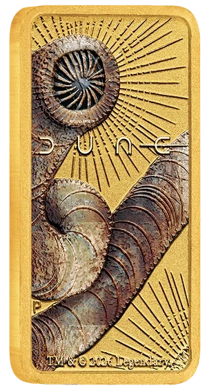Dune 1G GOLD COLOURED BAR DUNE