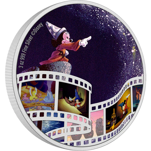 Disney Cinema Masterpieces – Fantasia 3oz Silver Coin