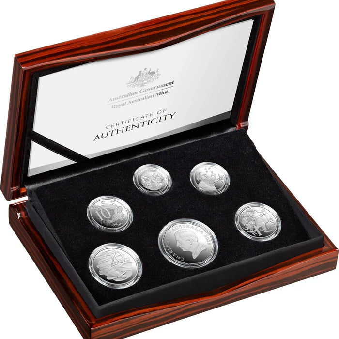 A Royal Collectible: The 2025 Six-Coin Fine Silver Proof Year Set Featuring HM King Charles III