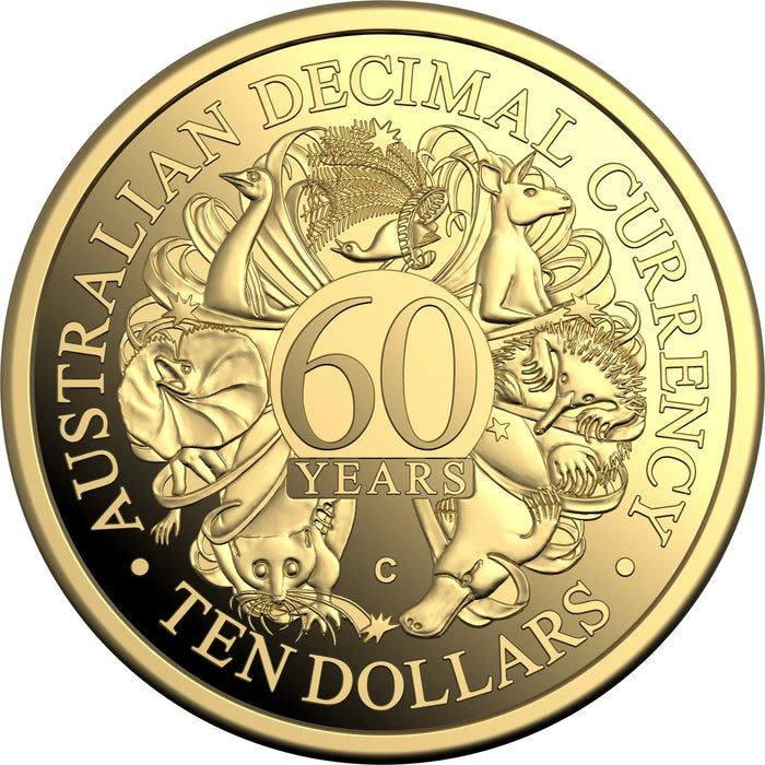 A Golden Milestone: The 60th Anniversary of Decimal Currency 2026 $10 1/10oz Gold Proof Coin