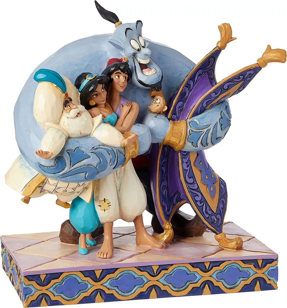 Disney Aladdin Group Hug! Figurine  — The Gift Mart