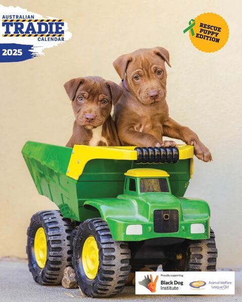 Home/Newsagency/Rescue Puppy Edition 2025 - Australian Tradie Calendar Rescue Puppy Edition 2025 - Australian Tradie Calendar