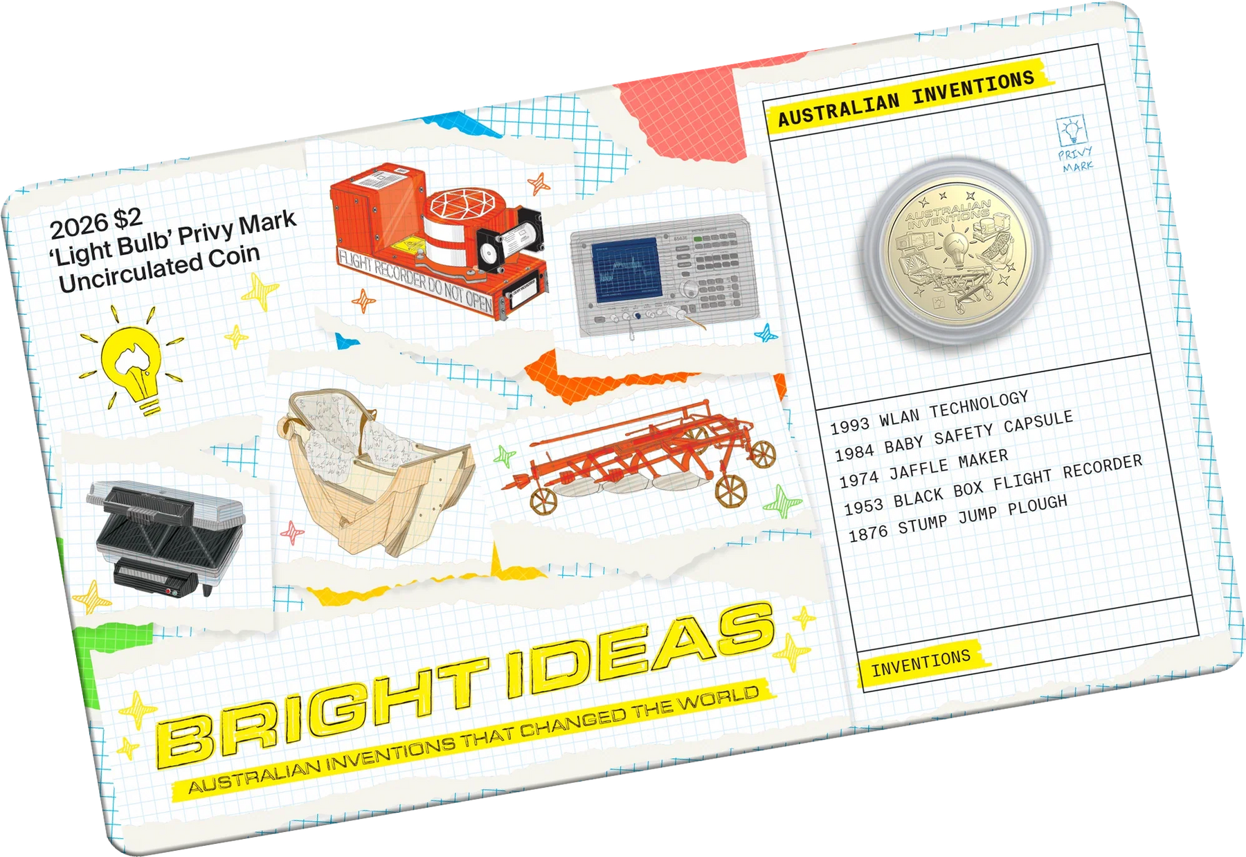 2026 Bright Ideas Coin Program $2 Uncirculated Carded Coin