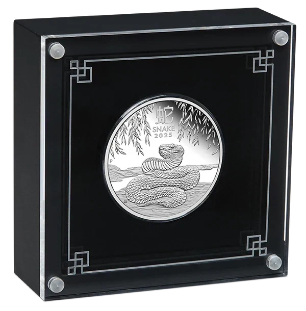 Australian Lunar Series III 2025 Year of the Snake 1oz Silver Proof Coin