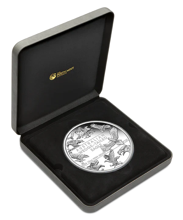 Click to expand  Australian Wedge-Tailed Eagle 10th Anniversary 2024 10oz Silver Proof Coin   Australian Wedge-Tailed Eagle 10th Anniversary 2024 10oz Silver Proof Coin   Australian Wedge-Tailed Eagle 10th Anniversary 2024 10oz Silver Proof Coin   Austr