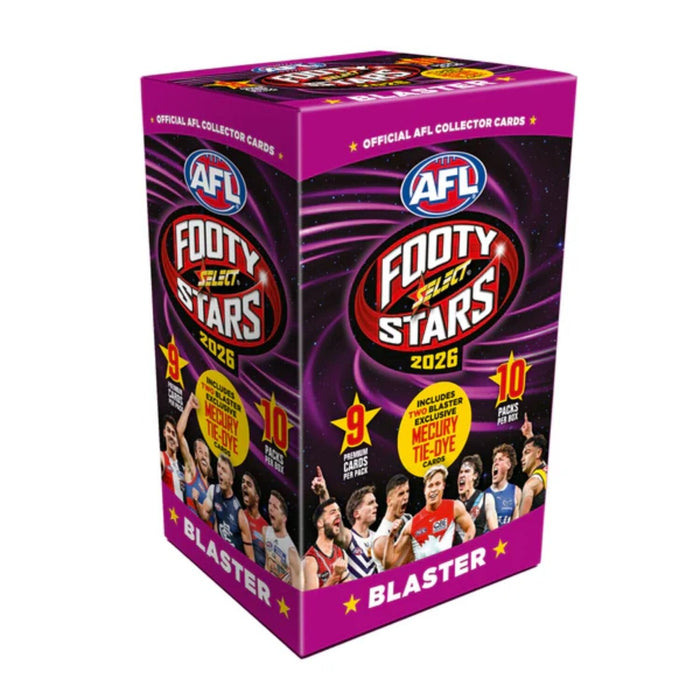 AFL 2026 SELECT FOOT STARS BLASTER PACK TRADING CARDS — The Gift Mart