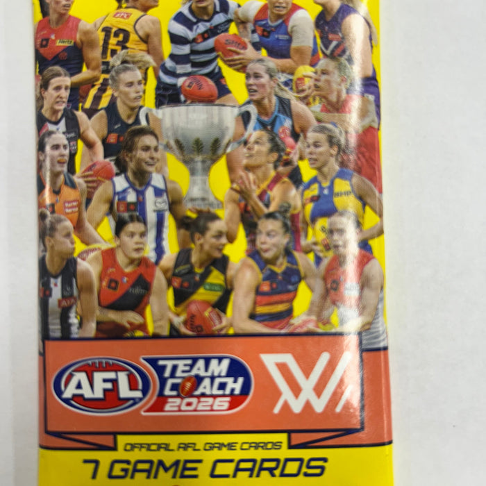 AFLW TEAM COACH WOMEN 2026 TRADING CARDS SEALED BOX ARE NOW AVAILABLE AT THEGIFTMART.COM.AU