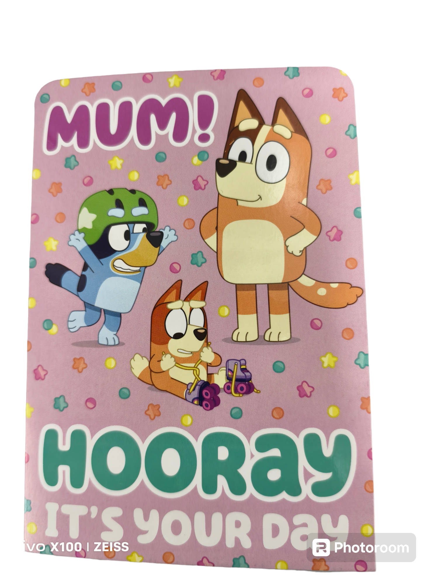 A Rollerblading Mum's Greeting Card