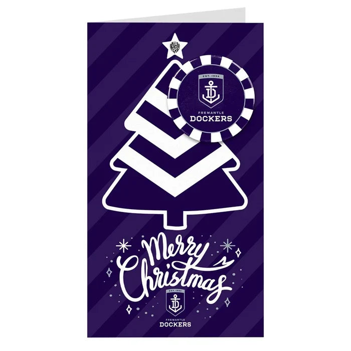 FREMANTLE DOCKERS MERRY CHRISTMAS CARD