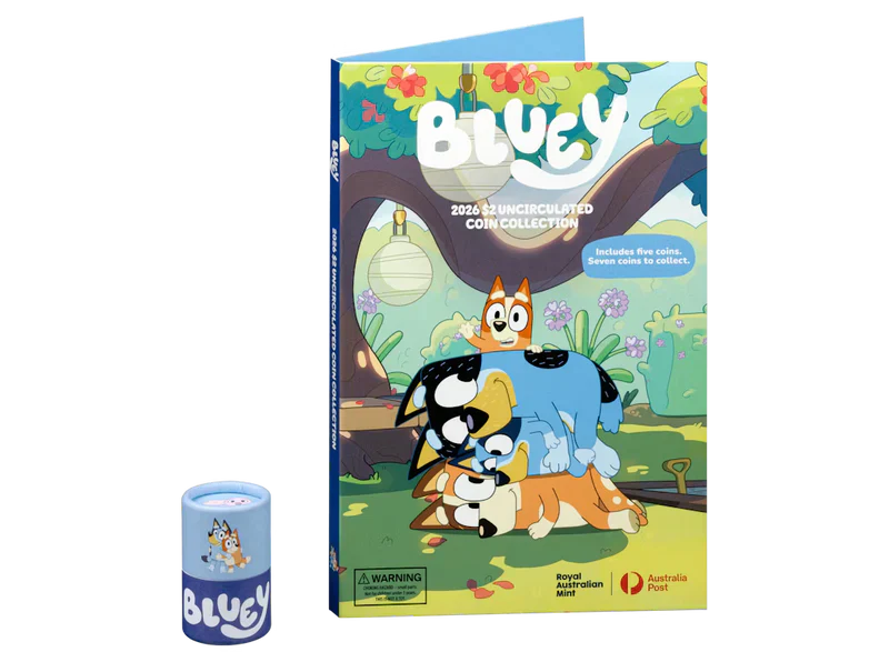 Bluey 2026 Folder and Tube Set — The Gift Mart