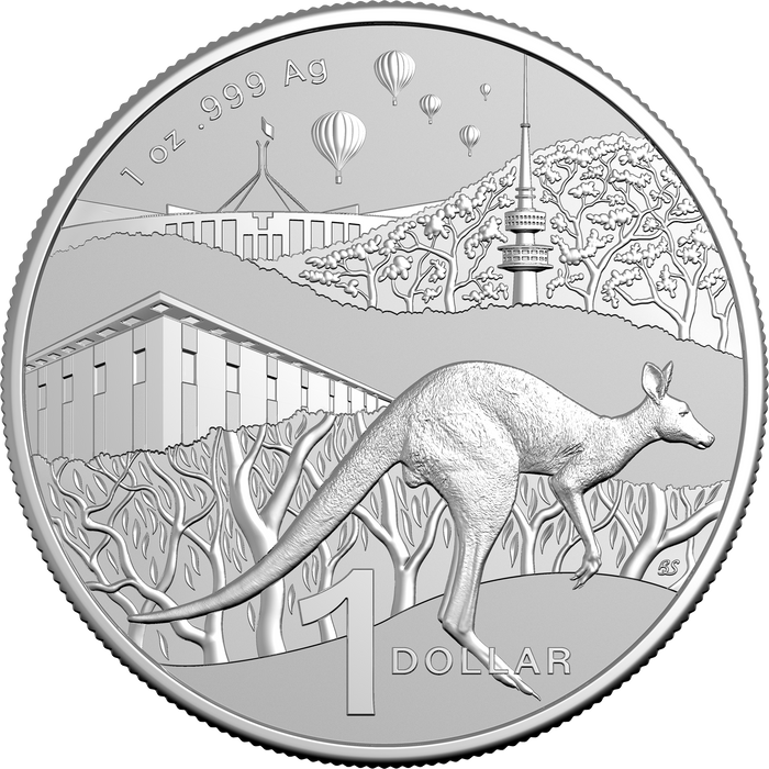 BUSH CAPITAL 2025 KANGAROO SERIES FINE SILVER FROSTED UNCIRCULATED COIN