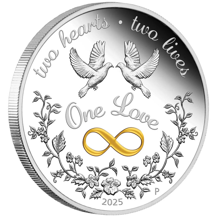 ONE LOVE 1OZ SILVER PROOF COIN 2025