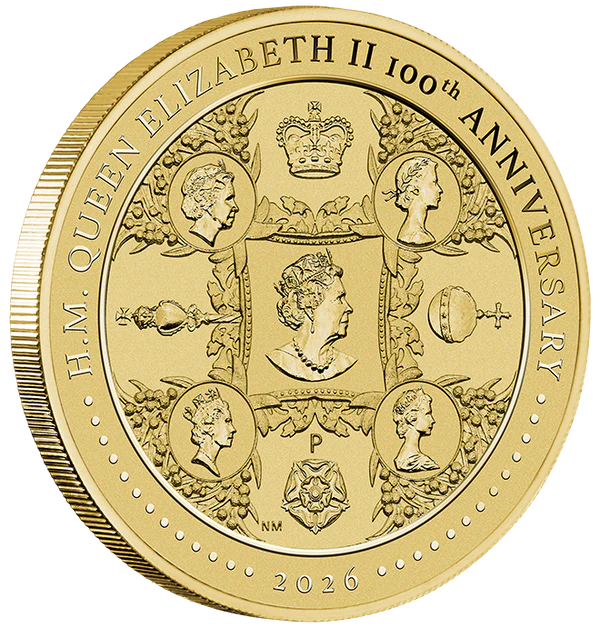 Queen Elizaberth II 100th Birthday 2026 Stamp and Coin Cover