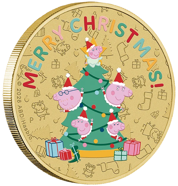 Peppa Pig Christmas 2026 Collector Coin