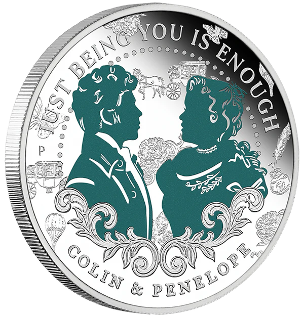 Bridger ton - Colin & Penelope 2026 1/2oz Silver Proof Coloured Coin