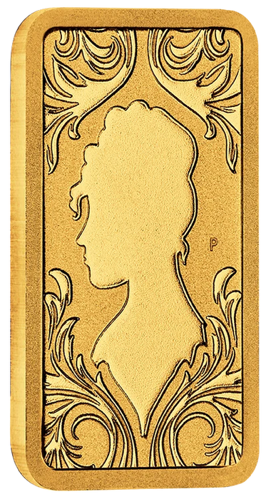 Bridgerton 2026 1g Gold Minted Bar in Card