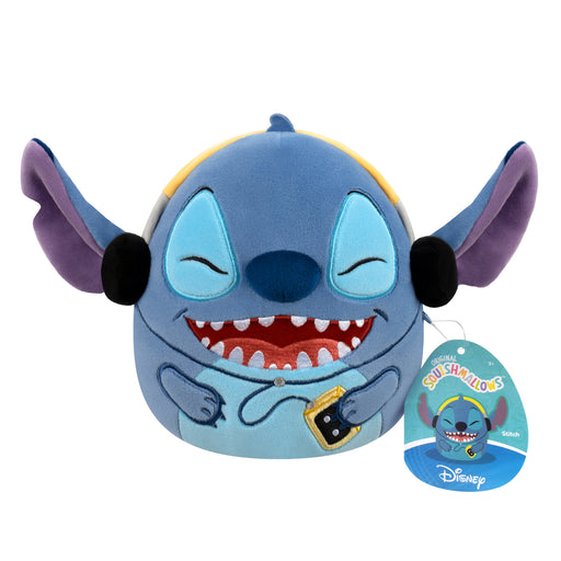 Squishmallows 6  Disney Stitch with Headphones