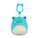 Robert - Aqua Frog Squishmallows 3.5in Clip 