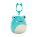Robert - Aqua Frog Squishmallows 3.5in Clip 