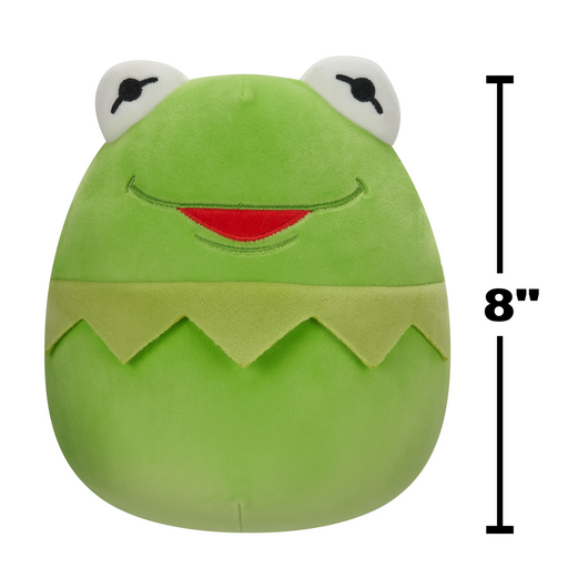 Squishmallows Disney the Muppets Kermit the Frog 8 Inch Plush