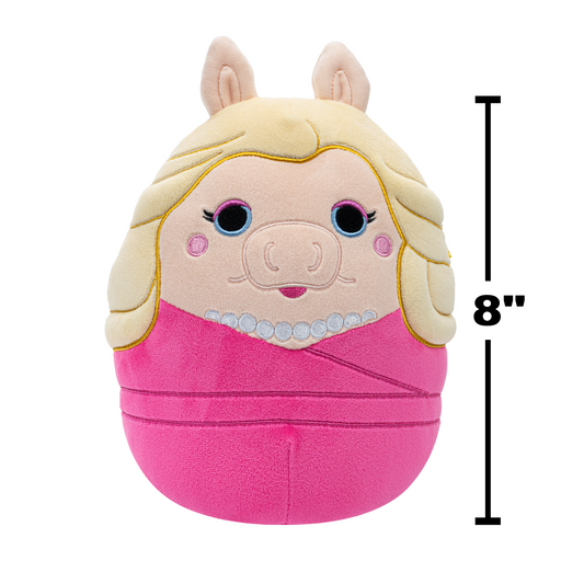 Squishmallow Disney the Muppets Miss Piggy 8 Inch Stuffed Plush