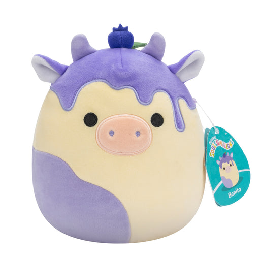 Benito - Blueberry Cheesecake Cow Squishmallows 7.5in