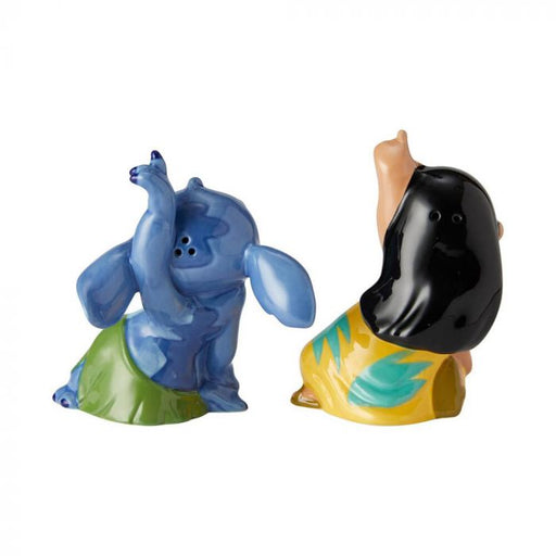  Lilo and Stitch Cermaic Salt and Pepper Shakers, 3.5 Inches, Multicolor