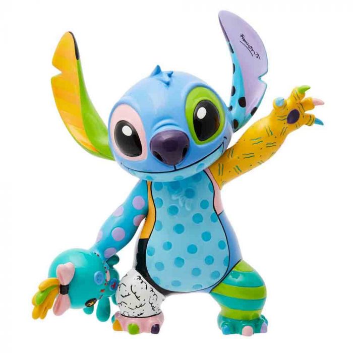 Enesco Disney Britto Stitch and Scrump 8  Figurine