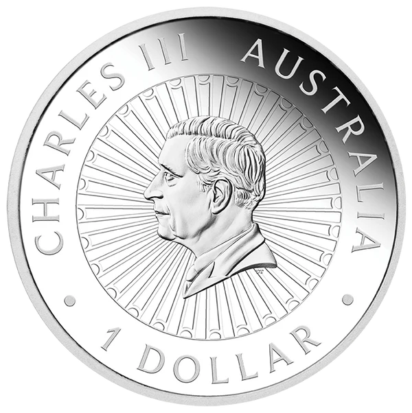 Great Southern Land Nocturnal 2026 1oz Silver Proof Matrix Opal Coin