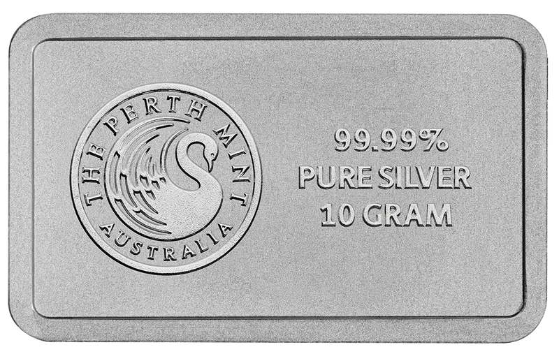 BON SCOTT 80TH BIRTHDAY 10G SILVER MINTED BAR