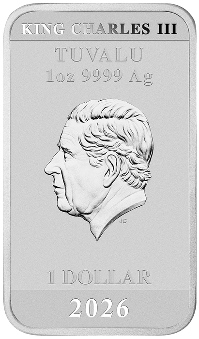 Stranger Things - Season 2 2026 1oz Silver Coloured Rectangular Coin