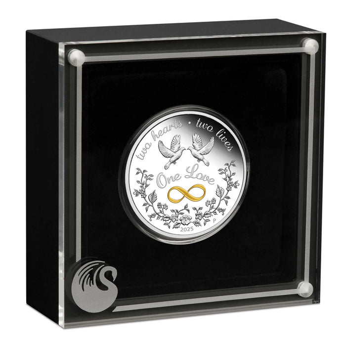 ONE LOVE 1OZ SILVER PROOF COIN 2025