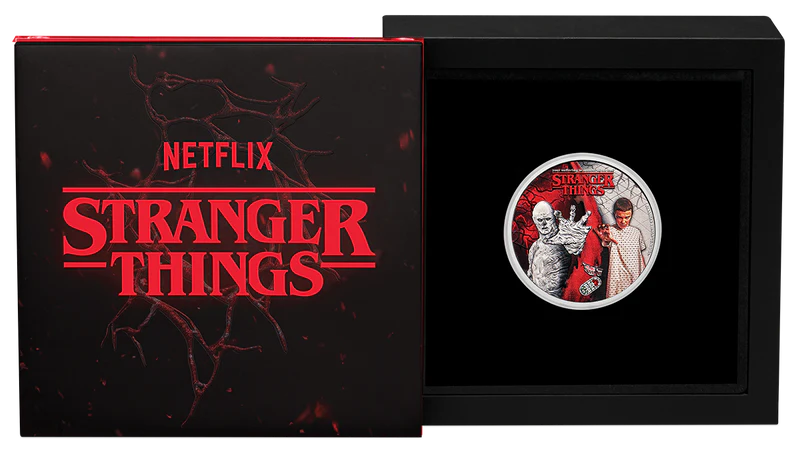 Stranger Things - Eleven + Verna 2026 1/2oz Silver Coloured Coin