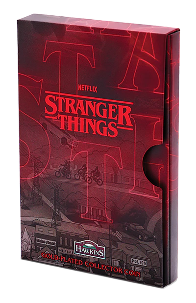 Stranger Things - Hawkins 2026 Gold Plated Collector's Coin In Card