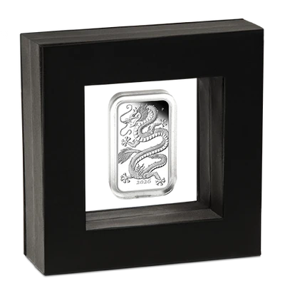 DRAGON 2026 1OZ SILVER PROOF RECTANGLE COIN