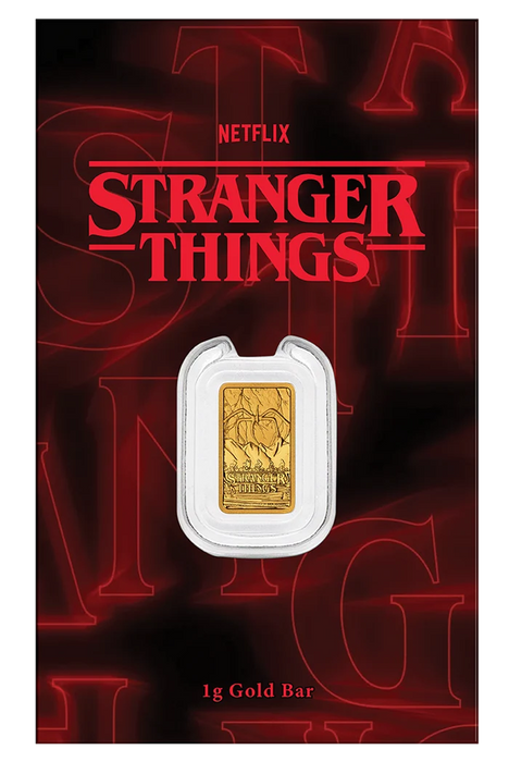 STRANGER THINGS 2026 1GRAM GOLD MINTED BAR