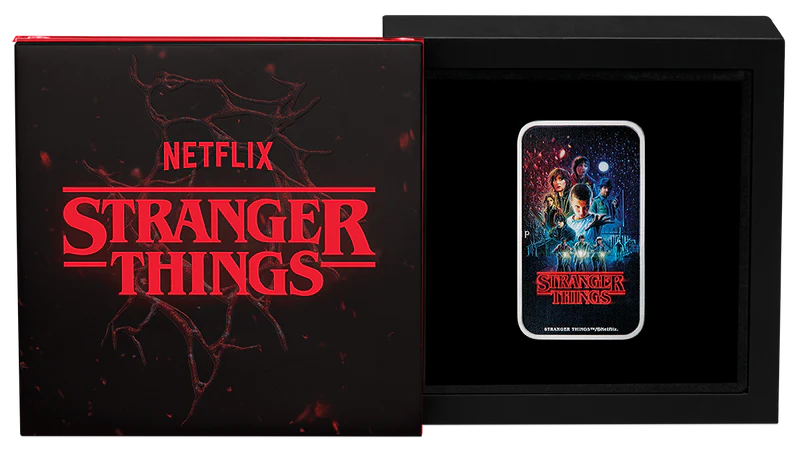 Stranger Things - Season 1 2026 1oz Silver Coloured Rectangular Coin