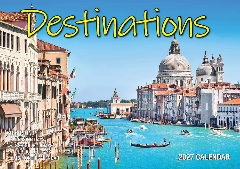 BARTEL CALENDARS 2027 DESTINATIONS