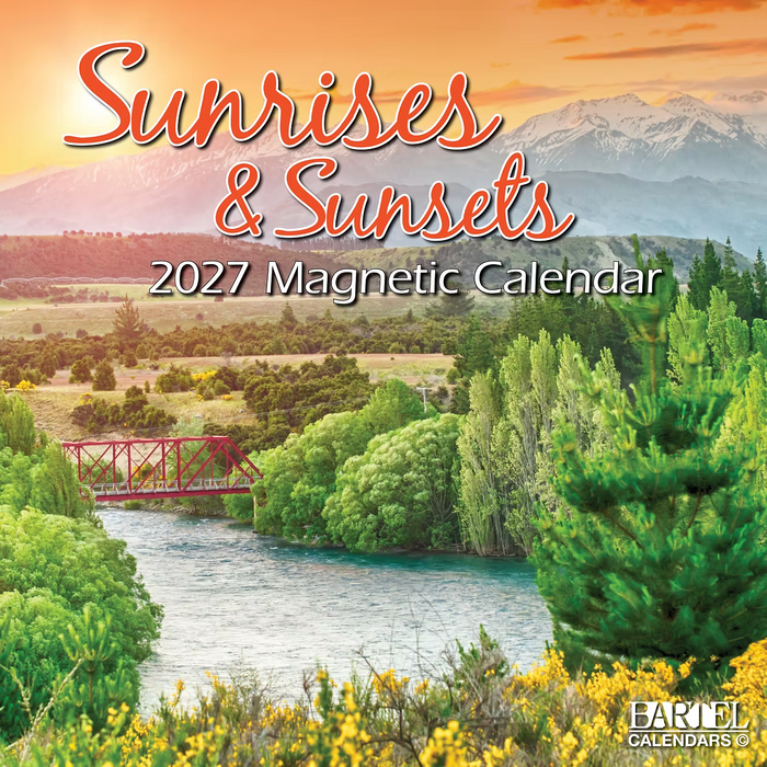 2027 MAGNETIC CALENDARS SUNRISE AND SUNSETS