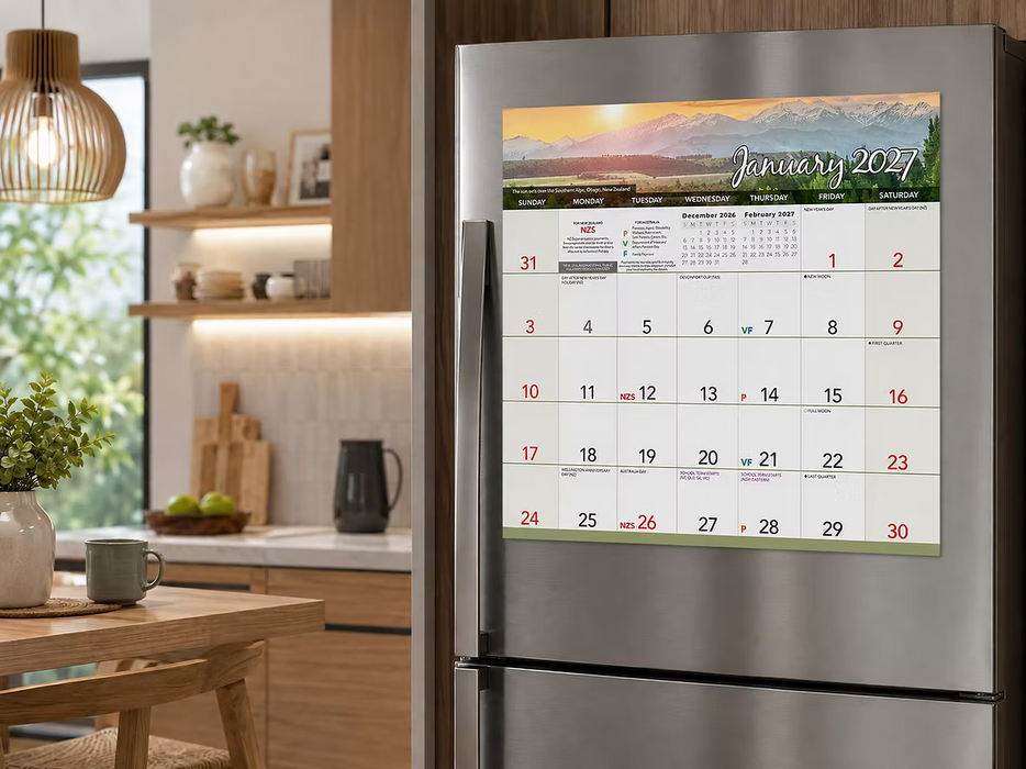 2027 MAGNETIC CALENDARS SUNRISE AND SUNSETS