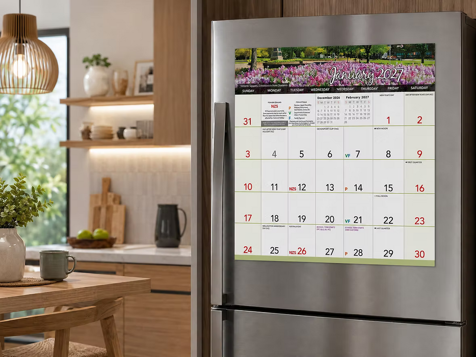 2027 MAGNETIC CALENDAR GREAT GARDENS