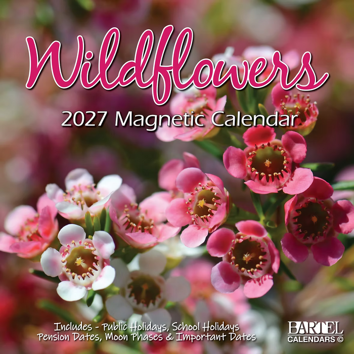 2027 MAGNETIC CALENDAR WILDFLOWERS