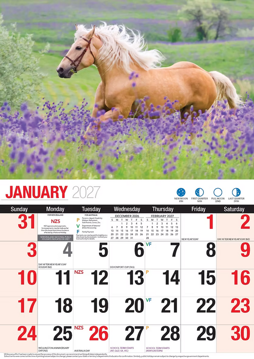 BARTEL CALENDARS 2027 HORSES