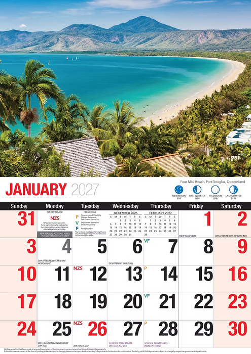 BARTEL CALENDARS 2027 BEAUTIFUL AUSTRALIA