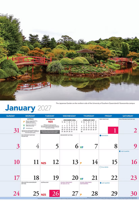 2027 GARDENS OF AUSTRALIA