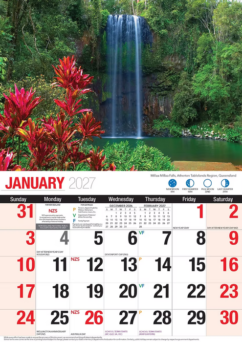 BARTEL CALENDARS 2027 AUSTRALIAN NATURAL WONDERS
