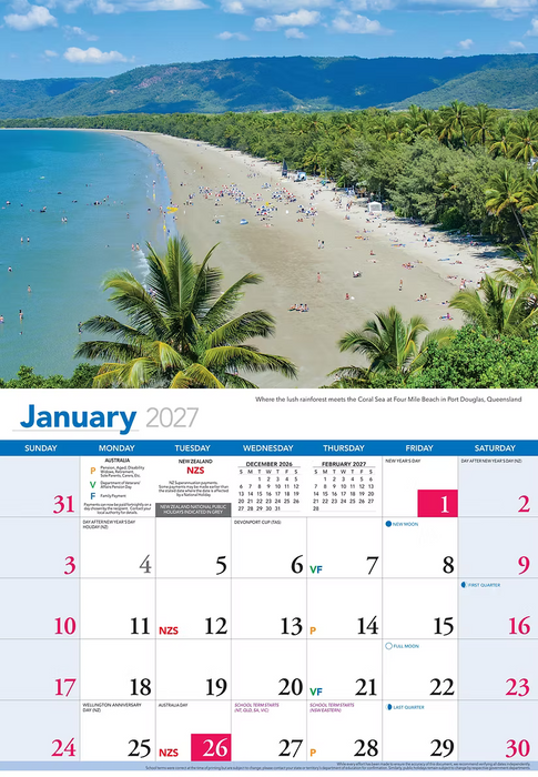 Australia Naturally calendar 2027