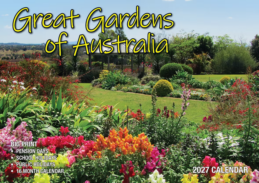 BARTEL CALENDARS 2027 GREAT GARDENS OF AUSTRALIA