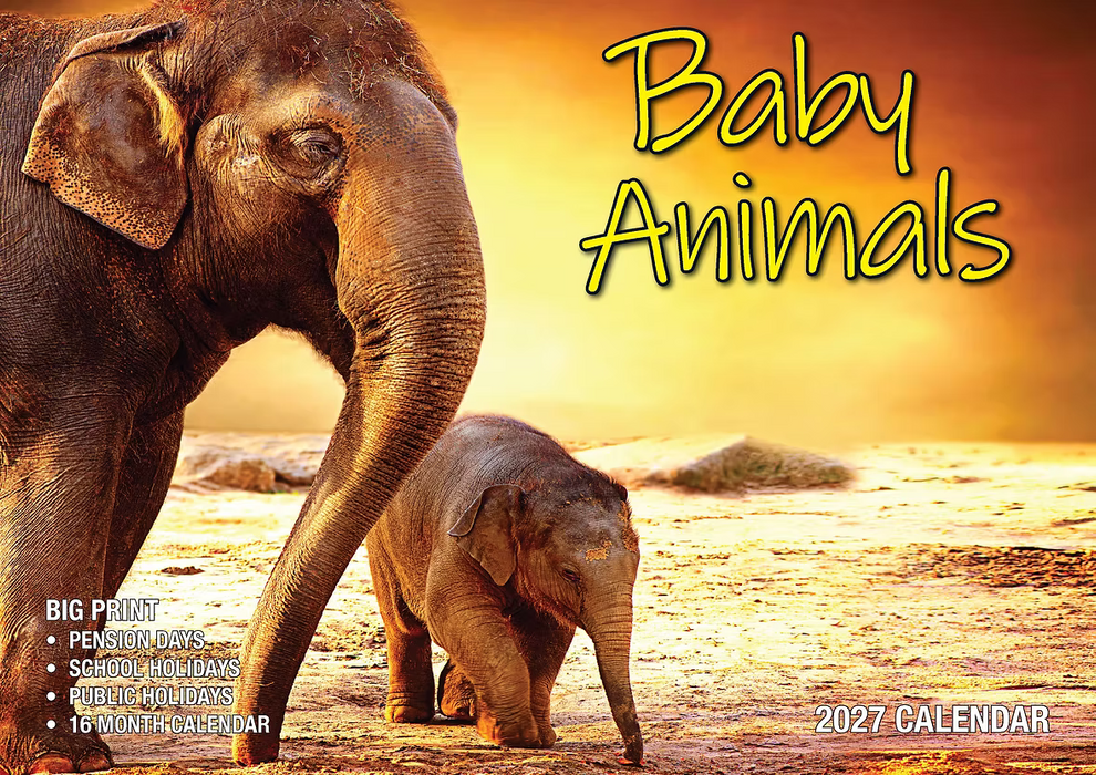 BARTEL CALENDARS 2027 BABY ANIMALS
