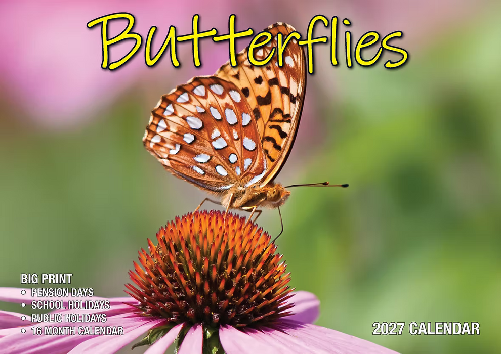 BARTEL CALENDARS 2027 BUTTERFLIES